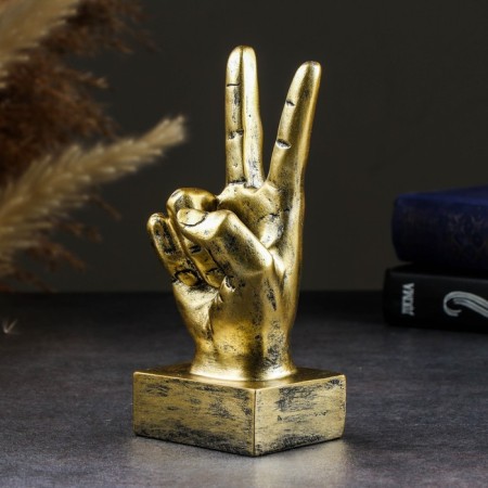Figure "Gestures: Peace" 17x7x7cm-1