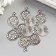 Decor for creativity Metal "Pocket watch" silver 2.9x2.2 cm
