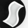 Porcelain dish, 24 × 11 cm, white color