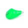 Cargo bullet-excentric stained collapsible Yaman 10 pcs., 18 g, green