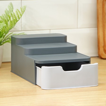 Organizer multi -level, 27 × 16.5 × 11 cm, color gray color-1