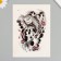 Tattoo on the body color "SOM" 26.1x14.6 cm