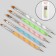 A set of dots for building and nail design, 5 pcs, 15 cm, D - 0.1/0.2/0.2/0.3/0.4 cm, multi -colored