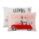 New Year. Catmas pillowcase Catmas 50x70 cm - 2 pcs, 100% cotton, calico