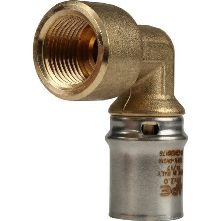 STOUT SFP-0010-001220, 1/2 "x 20 mm, internal thread, transition, brass-2
