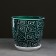 Pot floral abstraction green 2.5 liters