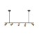 Kaiko chandelier, size 120x15x70 cm, 5x10W, GU10