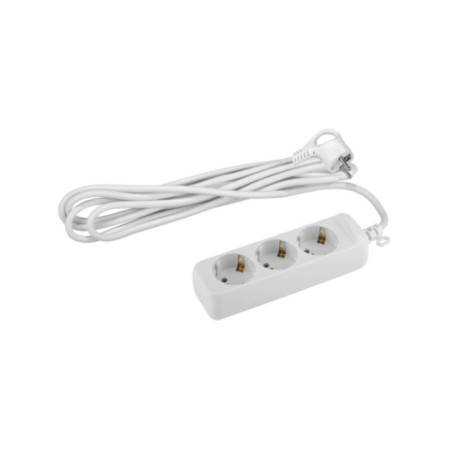 Extension cord electric era U-3E-3.5M-3X1.5 with grounding 3 socket 1.5 m, PVS 3x1.5mm2 16a 16a