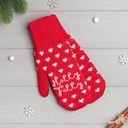 Women's mittens in the gift box "Time of Miracles" R.19-2