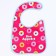 Bibslate for feeding "Donuts" waterproof on Velcro, with a pocket
