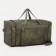 Road bag on lightning, 3 outer pockets, long belt, khaki color