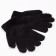 Children's gloves minku "plain", col. Black, rr 16 (10-12 years old)