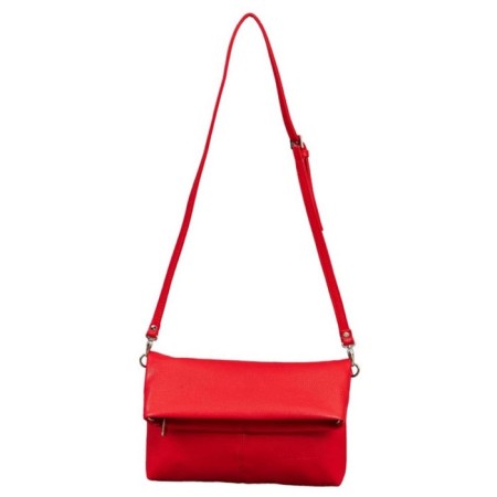 Female bag, artificial leather, red 25x5x26.5 cm
