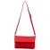 Female bag, artificial leather, red 25x5x26.5 cm