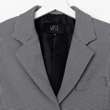 Jacket female shortened Mist p. 46, black/white-7