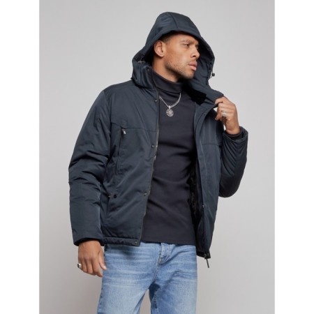 Sports male winter, size 58, dark blue color-5