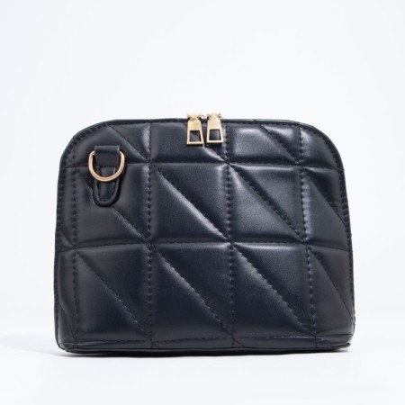 Bag Cross-Bodi with a zipper, black color-1