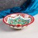 Buditsa Rishtan ceramics "Patterns", 23 cm, red