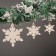 Set for creativity "Snowflakes" (3pcs), 9x10.2cm, 6.4x7.2cm, 4.5x5cm