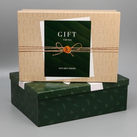 A set of boxes 15 in 1, gift packaging, “eco”, 12 x 7 x 4 cm - 44 x 31 x 15 cm-3