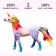 Figure "World of Fantasy: Violet foal for the unicoride with color mane"