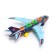 The gear aircraft, light and sound, works from batteries