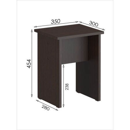 Stool, 350 × 300 × 450 mm, 2 pcs, color wenge-1
