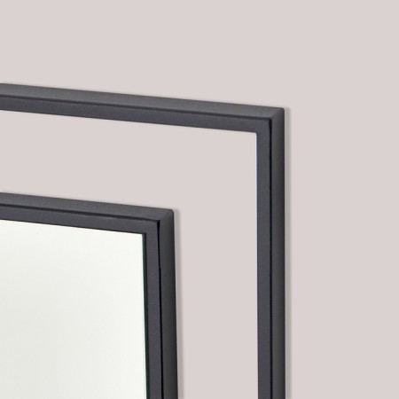 Wall mirror "black ruby", in a rectangular case, 80x45 cm-2