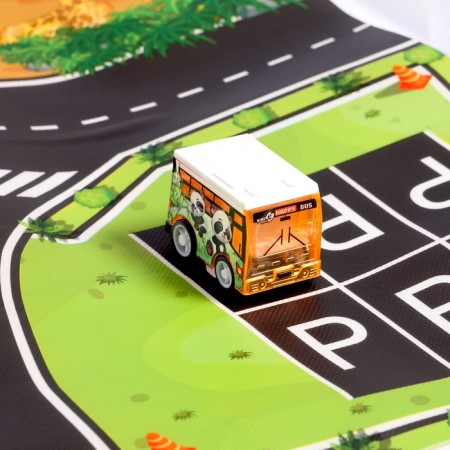Game set "Zoo", 4 cars, rug-3
