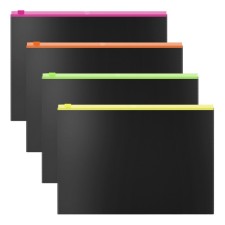 The convert folder on the A4 ZIP-Molniya, 180 μm, Erichkrause Matt Accent, opaque, mix