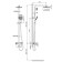 The shower system D&K BERLIN HUMBOLDT DA1433712A02, Tropical Shower, Lake, Chrome/Green