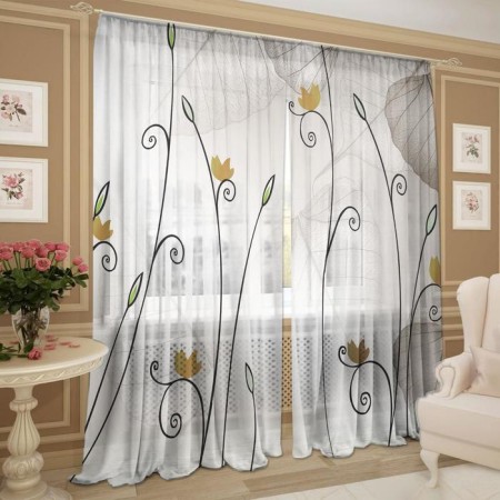 Tulle "Argument" 147x267 +/- 3cm, - 2 pcs
