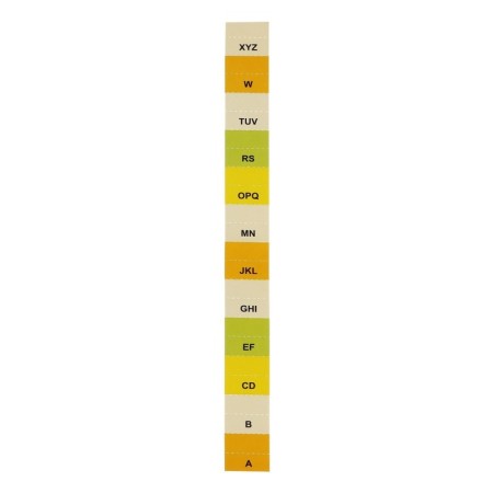 A65 elastic band, 12 departments, patterns, blue-5