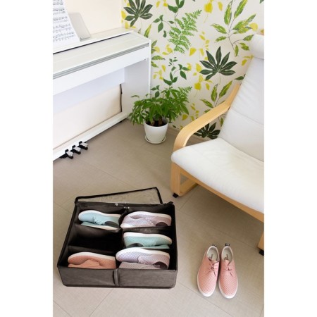 Shoes for 6 pairs, brown color-3