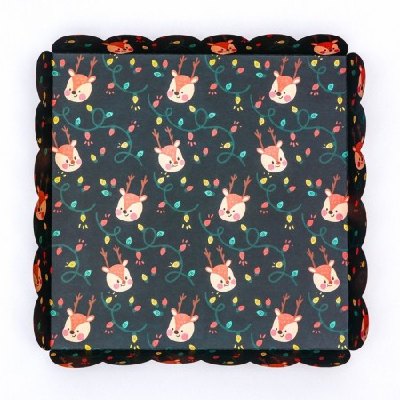 Bearbox "New Year Emerald", 21 x 21 x 3 cm-7