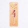 Candle in the cake on the skewer "Rubin collection", number 4, 5.2 cm, ruby