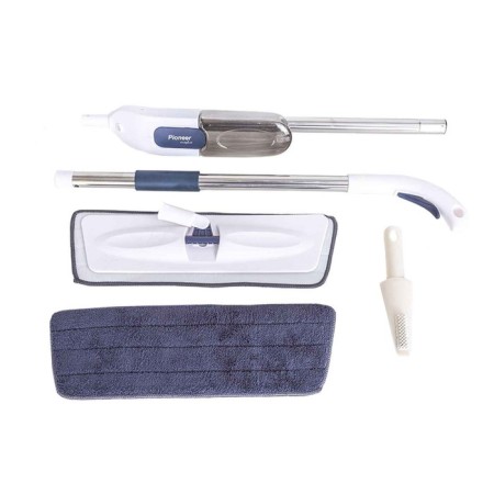 Pioneer MS011 mop for washing the floor, with a spray, 300 ml, 120 cm, white-blue color-9