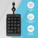 Numerical block A4Tech FSTYLER FK13 gray USB SLIM for laptop