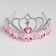 Crown "Heart", pink color