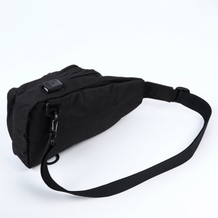 Tourist backpack "Adventure" male, nylon, black-1