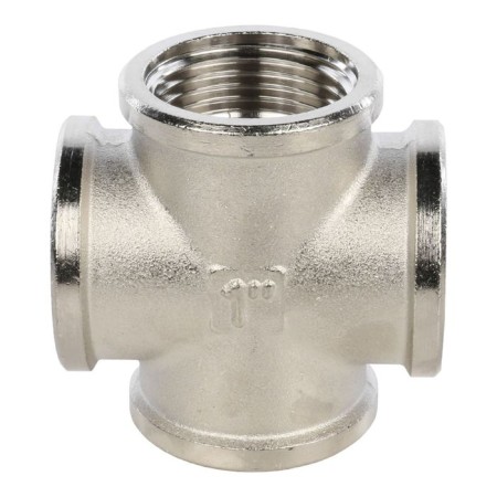 Cross Stout SFT-0031-000001, 1 ", internal/internal thread, nickelled brass-4