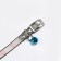 Collar "paws", 28 x 1 cm, Osh 18-24 cm, transparent/pink