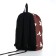 School backpack from lightning textiles, external pocket, brown color
