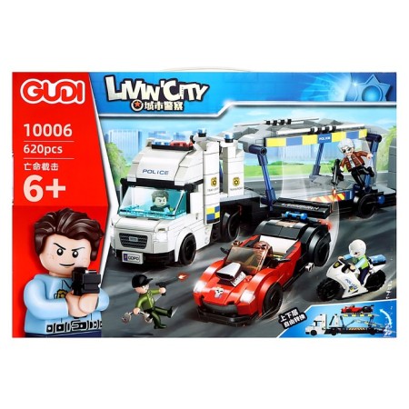 Constructor Police "Auto -Uglings", 620 parts-3