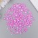 Decor for creativity plastic "Half of beads. Lilac mother of pearl" d = 3-10 mm, set 10 grams