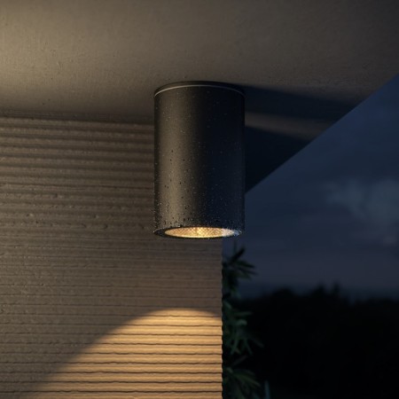 Ceiling light Outdoor O307CL-01B, 1x50W, 6.5x6.5x10 cm, GU10, black color-4