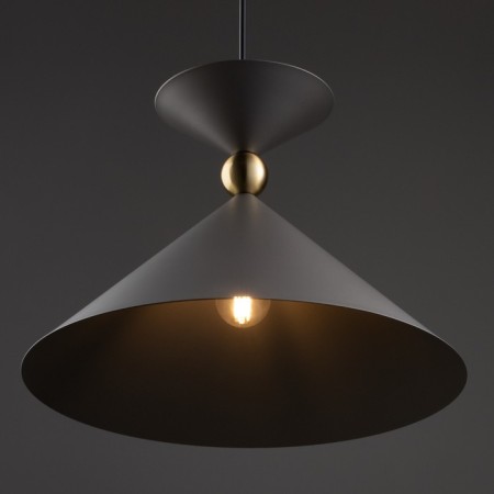Suspended lamp Freya Fr5392PL-01GR1 Moth, 350x350x1760 mm, E27, 1x60W, color gray-6