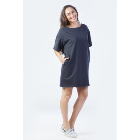 Female dress The Stars, size 48, gray color-2