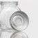 Glass jar for bulk products of the lines "Shine", 200 ml, 8 × 6 × 8.3 cm