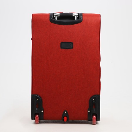 Big suitcase 28 ", a lightning department, code castle, 3 wheels, 2 outer pockets, red color-6